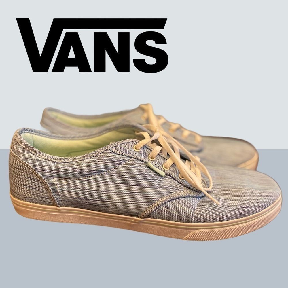Vans Women's Low Top Blue Sneakers 10